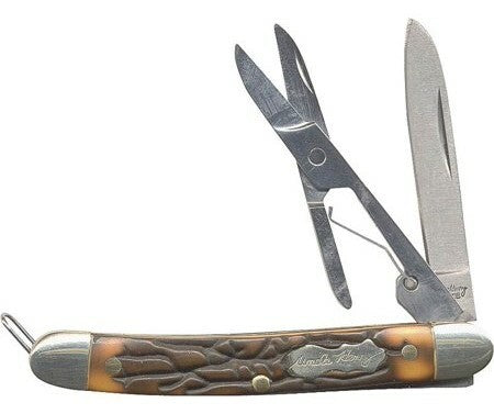 Schrade Uncle Henry джобен нож 2 3/4" 4,4 см, Staglon - пластмаса с ножици