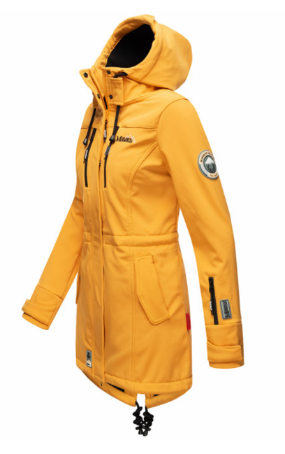 Marikoo ZIMTZICKE women's softshell jacket with hood, winter
