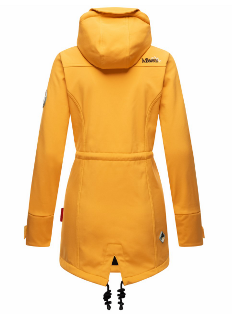 Marikoo ZIMTZICKE women's softshell jacket with hood, winter