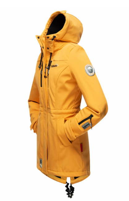 Marikoo ZIMTZICKE women's softshell jacket with hood, winter