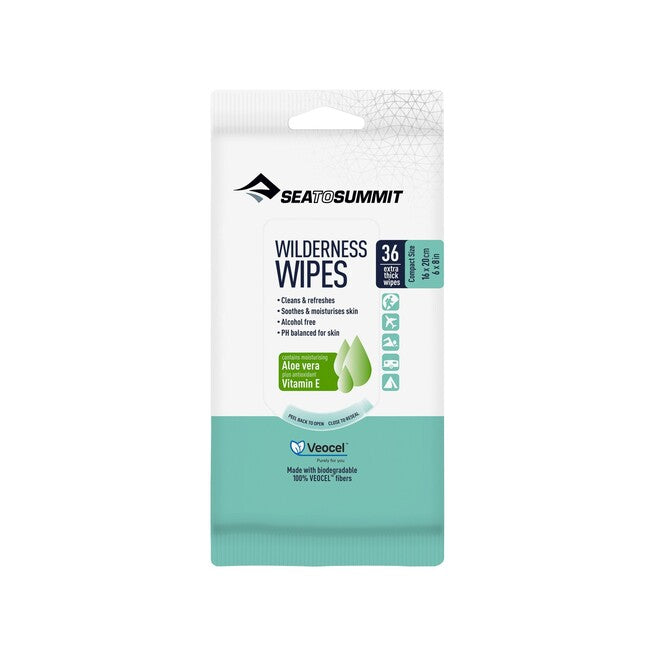 SEA до Summit Wilderness Wipes Compact мокри кърпички, 12 бр.