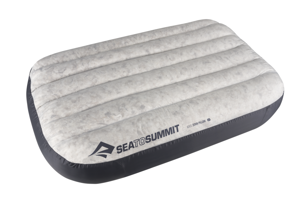 SEA до Summit Aeros Down пътен надуваем възглавник, сив