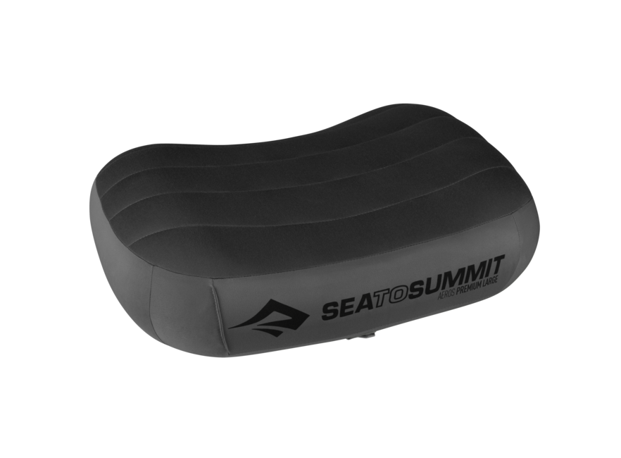 SEA до Summit Aeros Premium туристически възглавница, Large, сива
