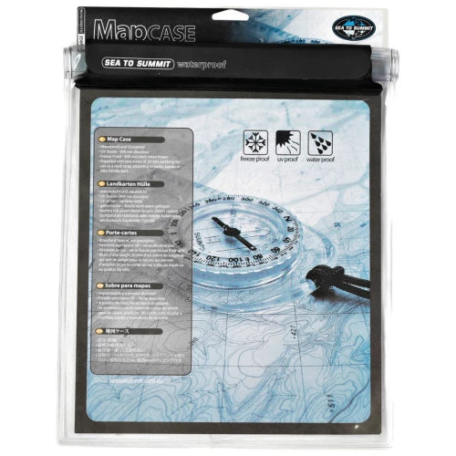 SEA до Summit водоустойчив калъф за карта, Large, Clear