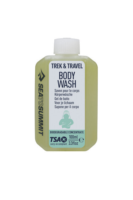 SEA до Summit Trek & Travel течен сапун, 100ml, SEA Mist зелен