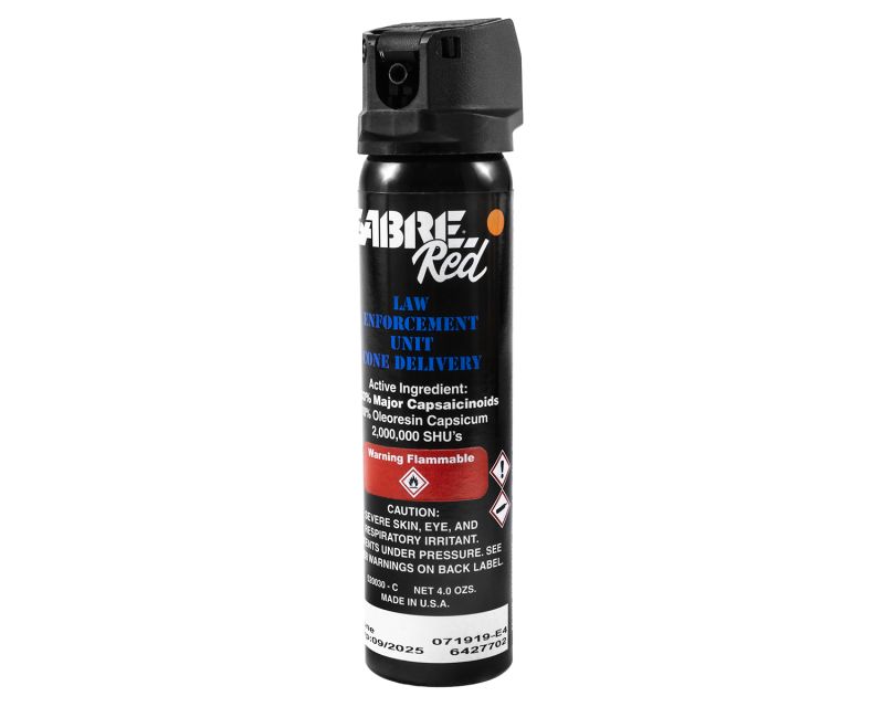 Security Equipment Corporation сабя Червен MK-4 кръгов защитен спрей пипер, 118 ml