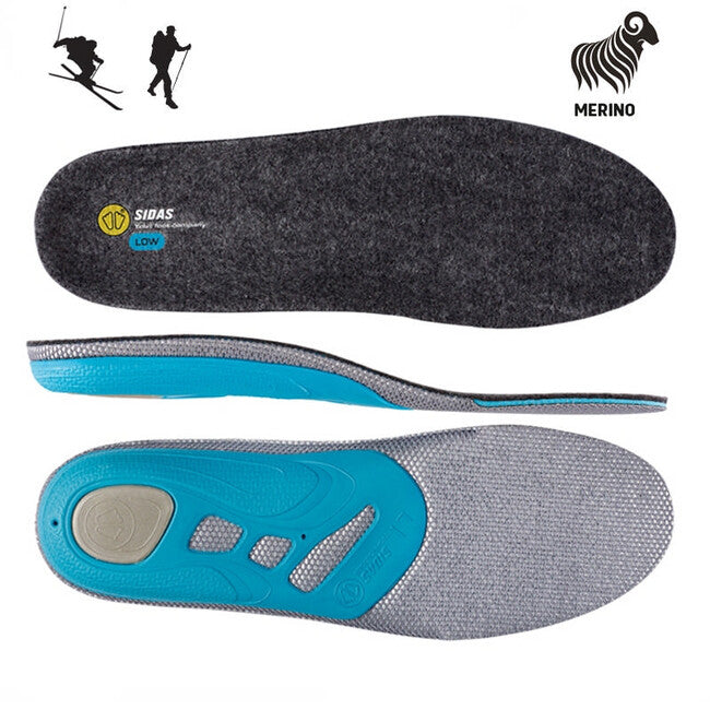 Sidas 3Feet Merino Low vložky do topánok
