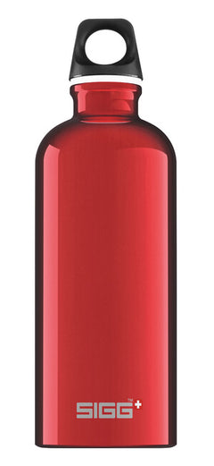 SIGG Traveller алуминиева бутилка за пиене 0,6 л, червена