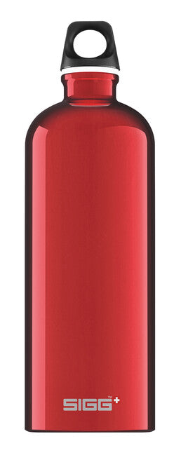 SIGG Traveller алуминиева бутилка за пиене 1 л, червена