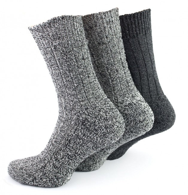 O&T скандинавски чорапи 3 чифта, вълна