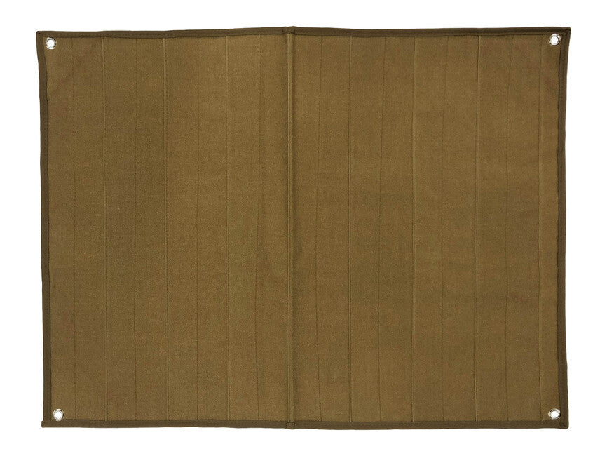 WARAGOD Малък панел Velcro Blanket с 4 очички, Tan