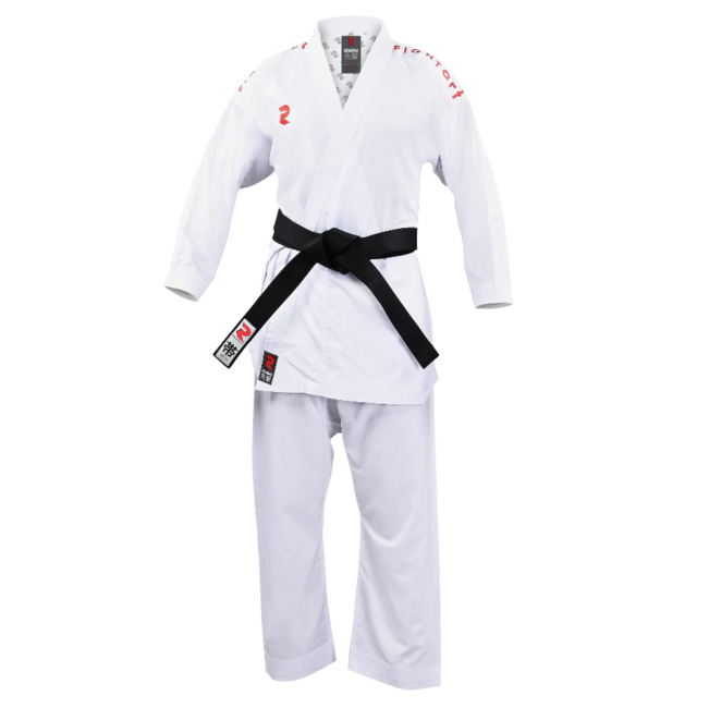 Fight Art Sempai KA кимоно WKF 120g, червени знаци