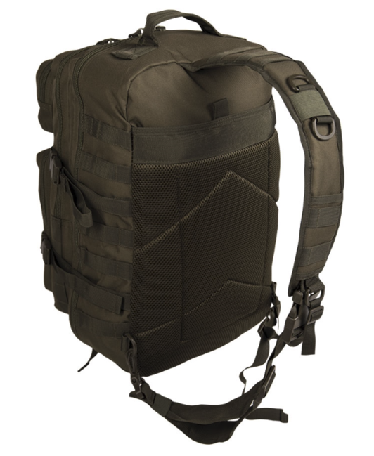 Mil-Tec Assault голям еднораменна раница, маслинена 29L