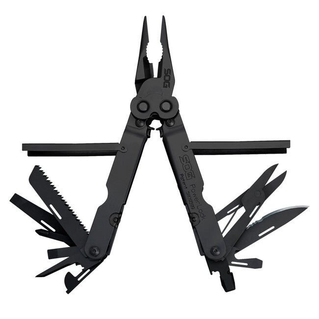 SOG POWERLOCK EOD многофункционален инструмент Мулти-инструмент, Black Oxide, нейлонен калъф