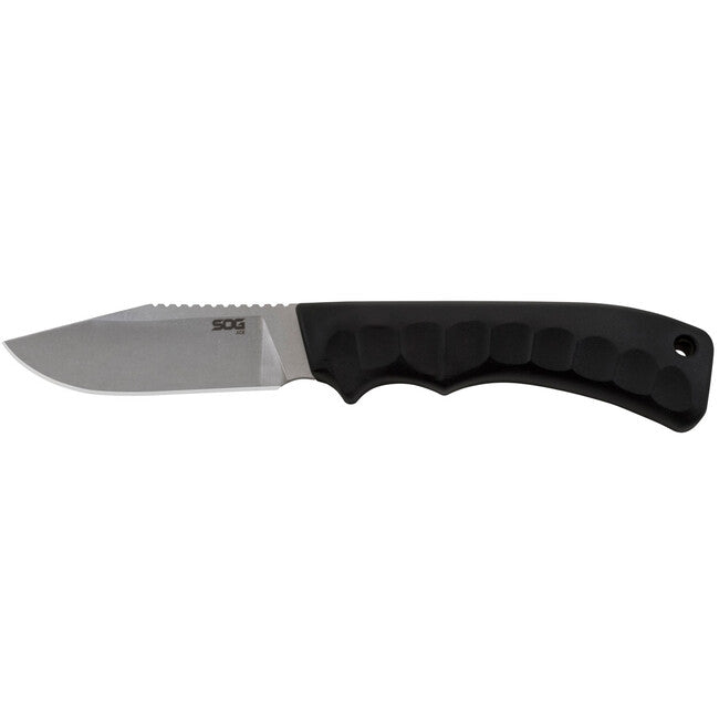 SOG ACE твърд нож STONEWASH, STRAIGHT, черен калъф