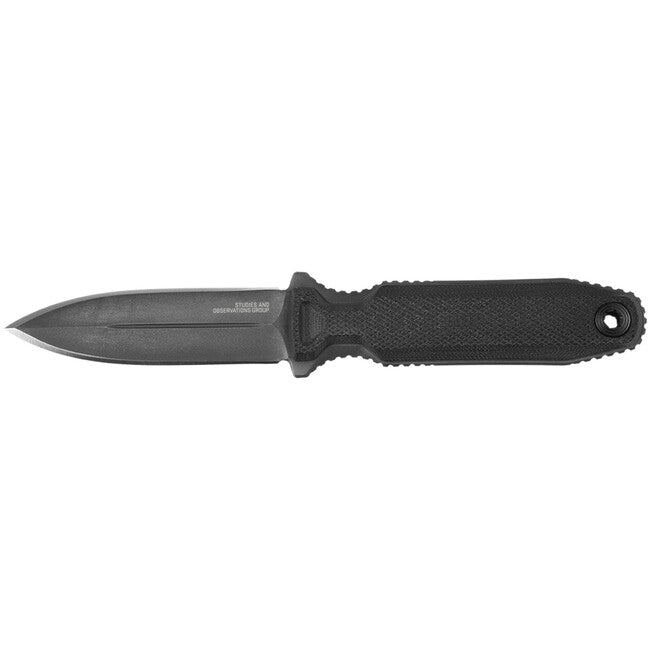 SOG Pentagon FX Covert твърд нож – Blackout