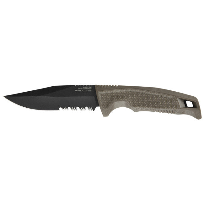 SOG RECONDO FX твърд нож - FDE - Частично зъбчат