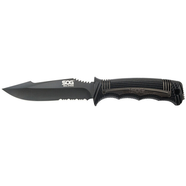 SOG SEAL STRIKE твърд нож - Black TINI, DELUXE SHEATH