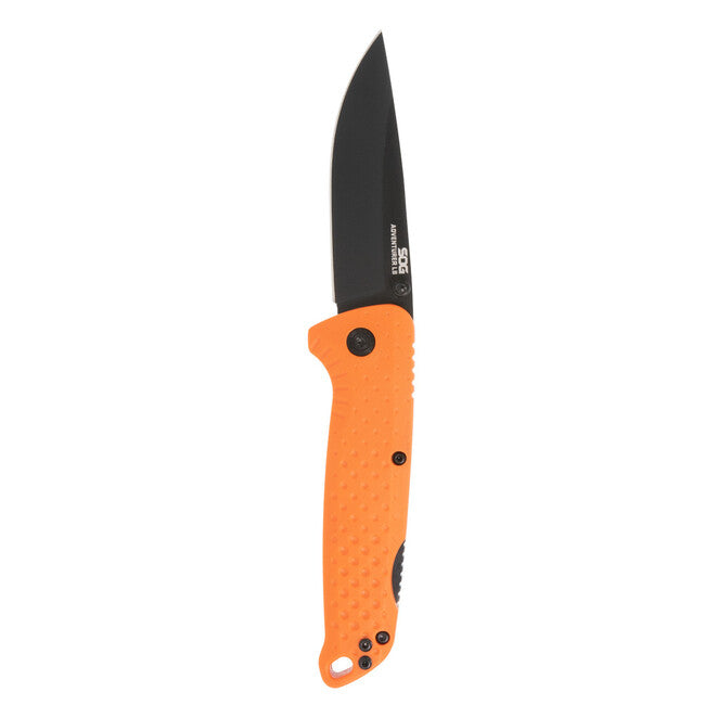 SOG ADVENTURER LB джобен нож, Blaze Orange + Black
