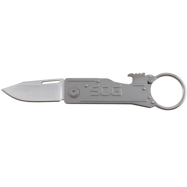 SOG KEYTRON джобен нож - Сатен, STRAIGHT