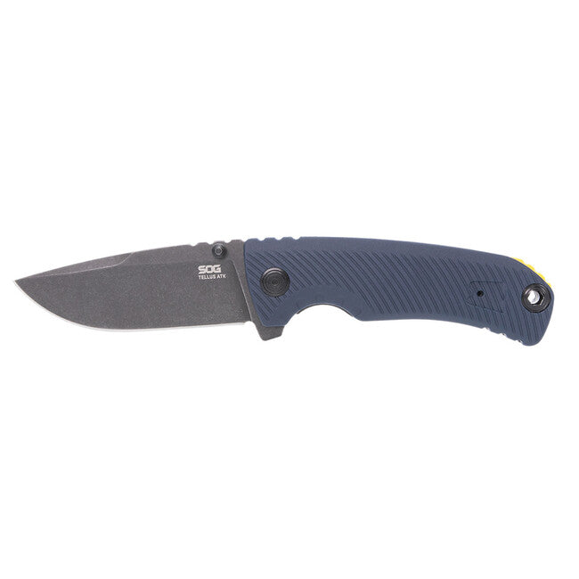 SOG TELLUS ATK сгъваем нож, SQUID INK + Yellow