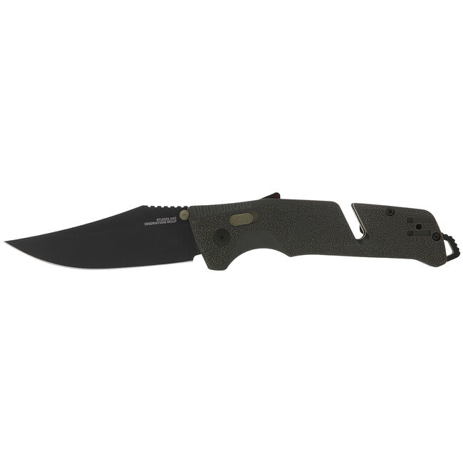 SOG TRIDENT AT джобен нож, Olive Drab