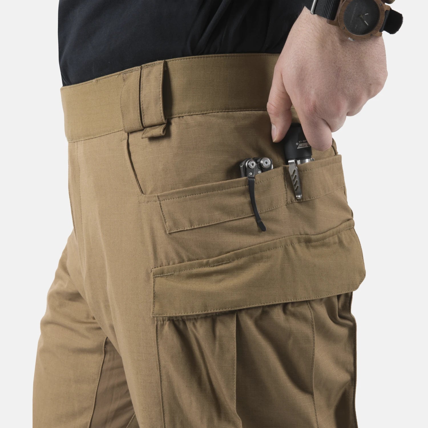 Helikon-Tex MBDU® nohavice NYCO RIPSTOP, olivové – detail 7