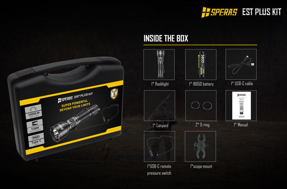 Speras EST Plus Kit батерийна комплект 2100LM 726M