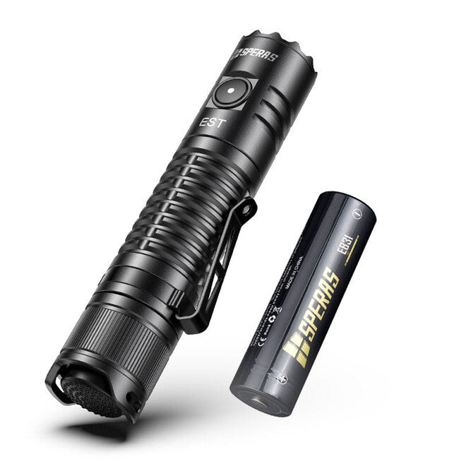 Speras Luminus SST40 акумулаторен LED фенер, черен