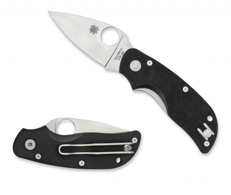 Spyderco Cat джобен нож 6,3 см, черен, G10