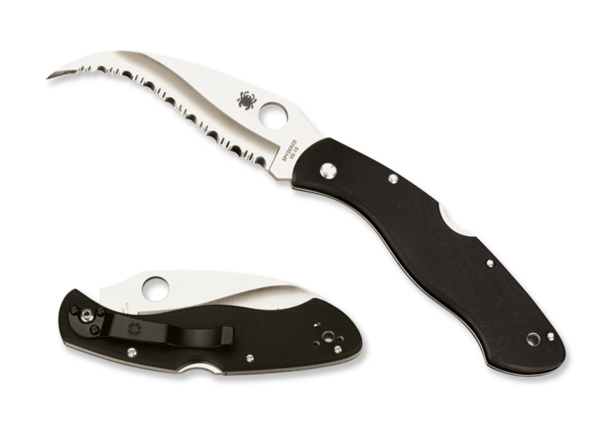 Spyderco Civilian нож 10,5 см, черен, G10