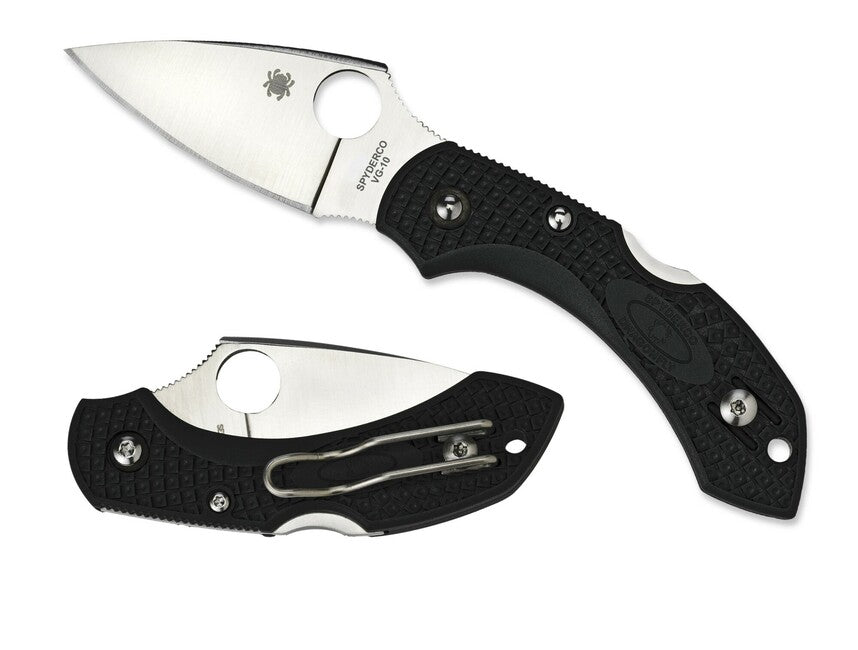 Spyderco Dragonfly 2 Lightweight джобен нож FRN, черен, 5,7 см