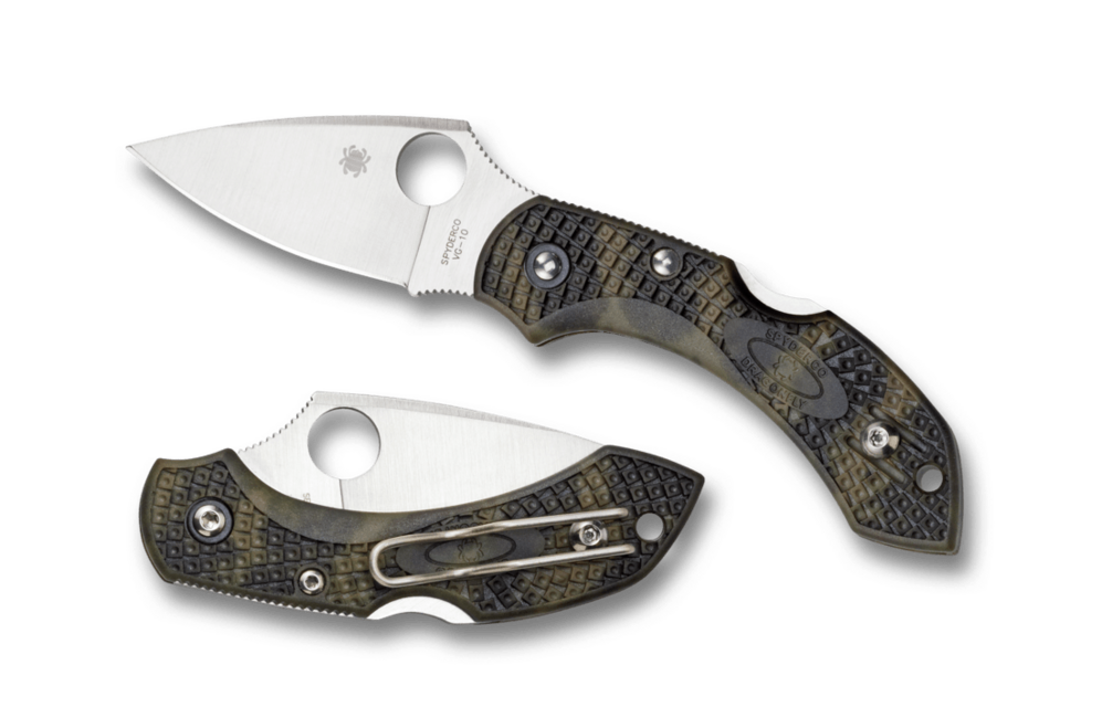Spyderco Dragonfly 2 Lightweight джобен нож, зелен, синтетика, 5,8 см