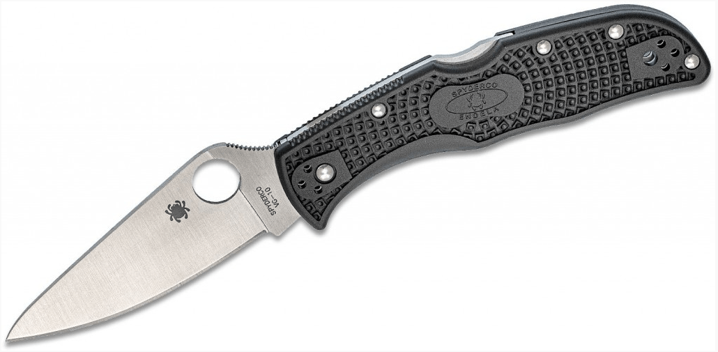 Spyderco Endela Lightweight джобен нож 7см, черен FRN