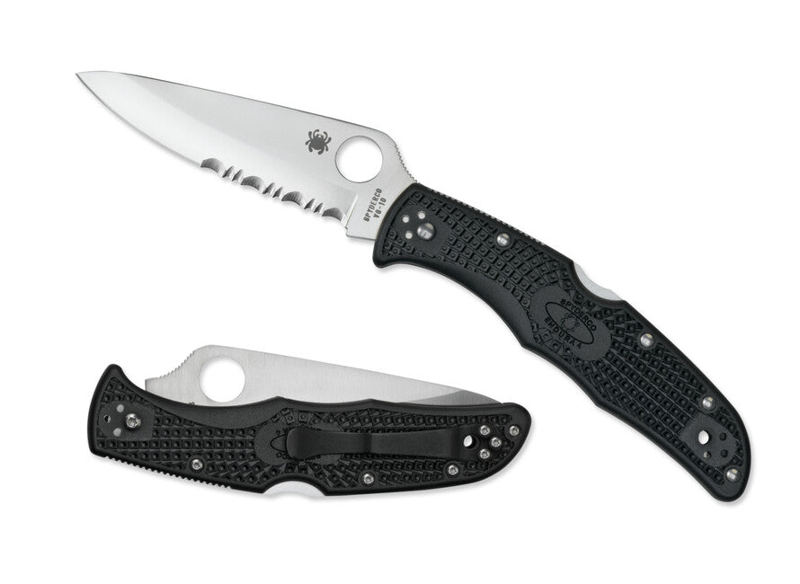 Spyderco Endura 4 Lightweight джобен нож FRN, черен, 9,5 см