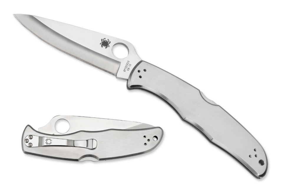 Spyderco Endura 4 джобен нож целооцелен, 9,5 см