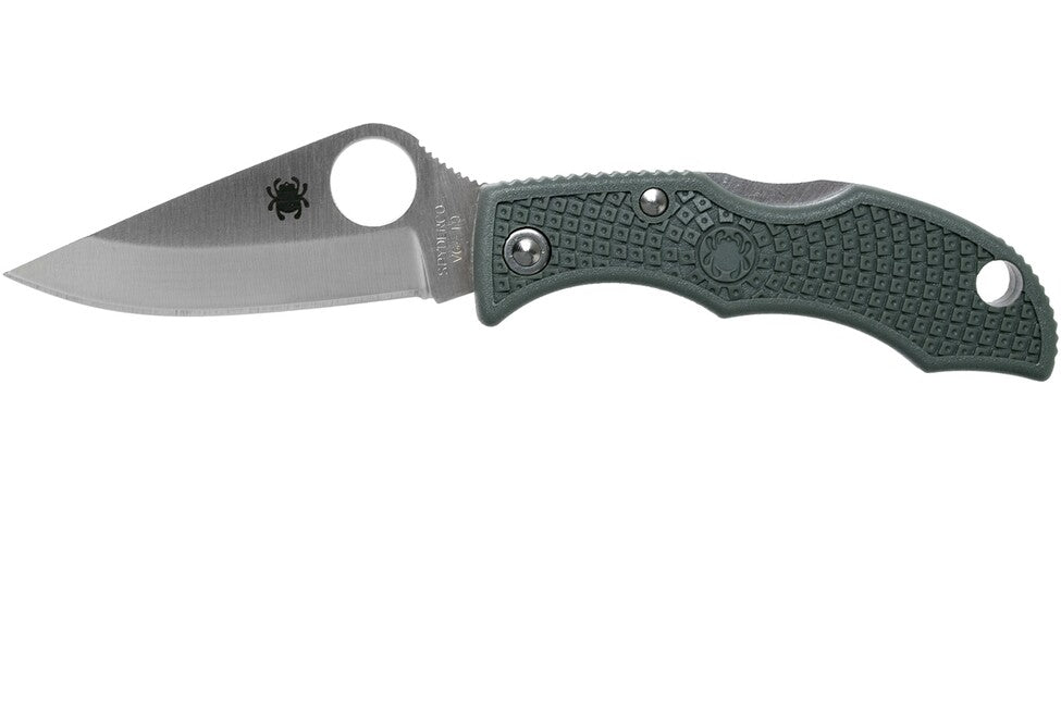 Spyderco Ladybug 3 Lightweight джобен нож FRN, маслинено-сива, 4,9 см