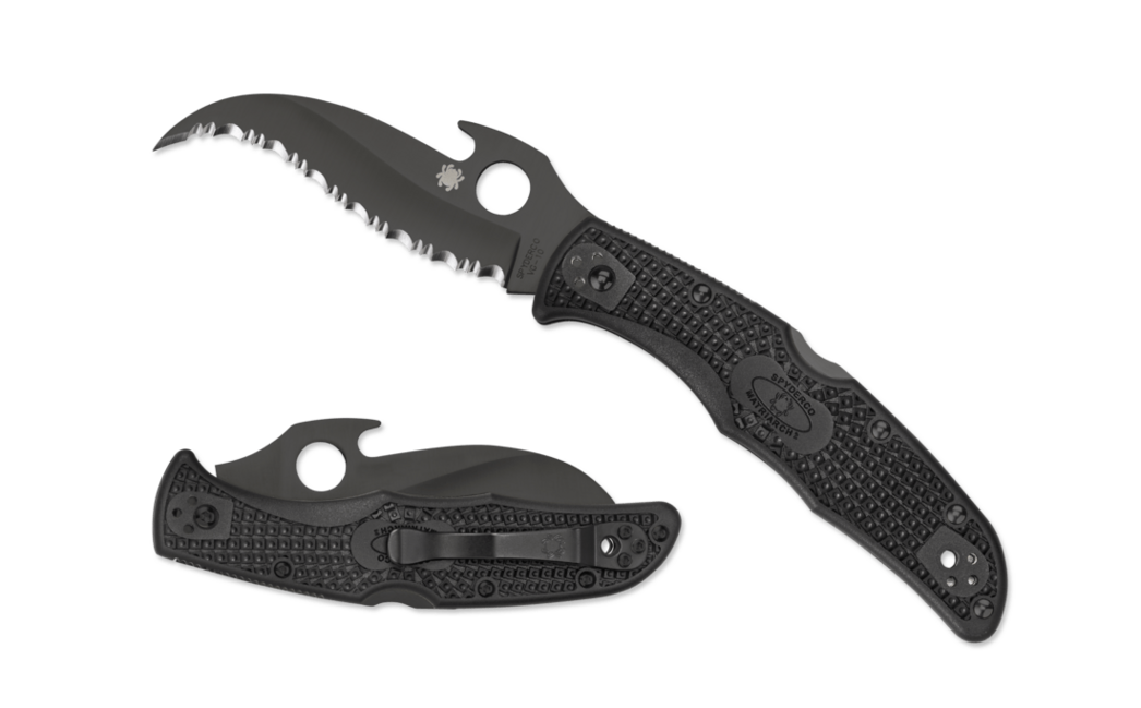 Spyderco Matriarch 2 Lightweight нож, черен, FRN, 9,1 см