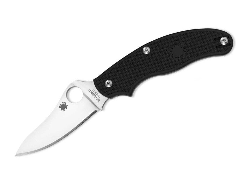 Spyderco UK Penknife джобен ежедневен нож FRN, черен, 7,6 см