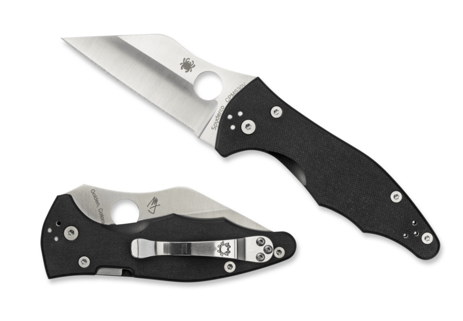 Spyderco Yojimbo 2 джобен нож 7,9 см, черен, G10