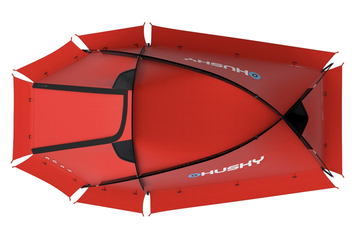 HUSKY Σκηνή Extreme Flame 2, κόκκινο