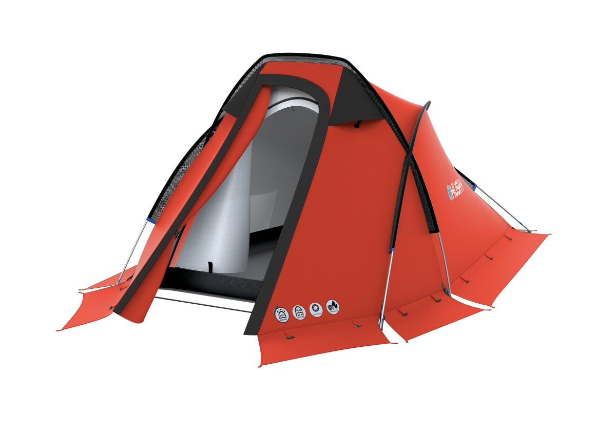 HUSKY Σκηνή Extreme Flame 2, κόκκινο