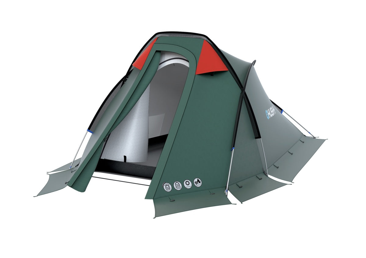 HUSKY Šotor Extreme Flame 2 šotor, zelena