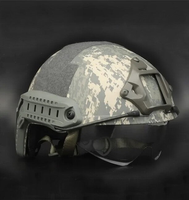 DRAGOWA Tactical Fast MH тактическа каска с очила Charger, ACU (без сертификация)