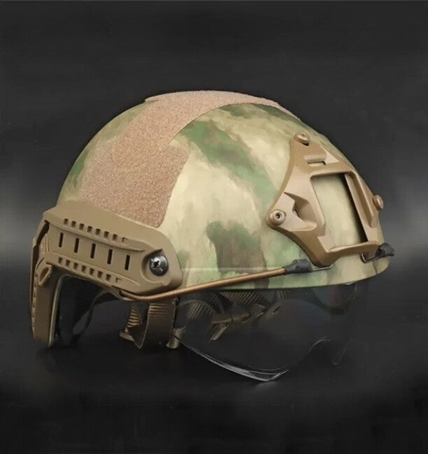DRAGOWA Tactical Fast MH тактическа каска с очила Charger, FG (без сертификация)