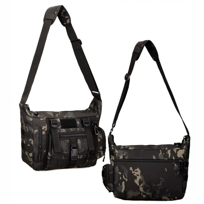 DRAGOWA Tactical Shrapnel тактическа чанта за рамо, CP черна