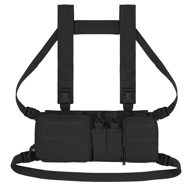 DRAGOWA Recon тактическо гръдно оборудване Tactical Chest риг, черен