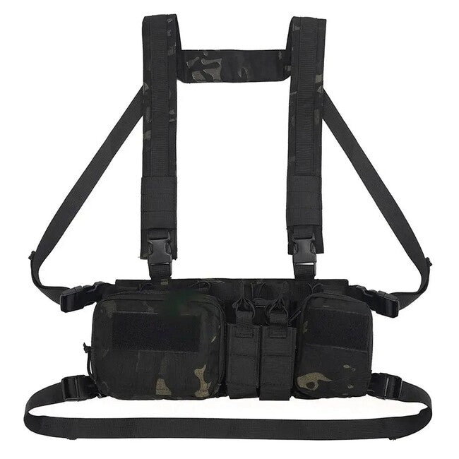 DRAGOWA Recon тактически гръдни рамо, CP черен