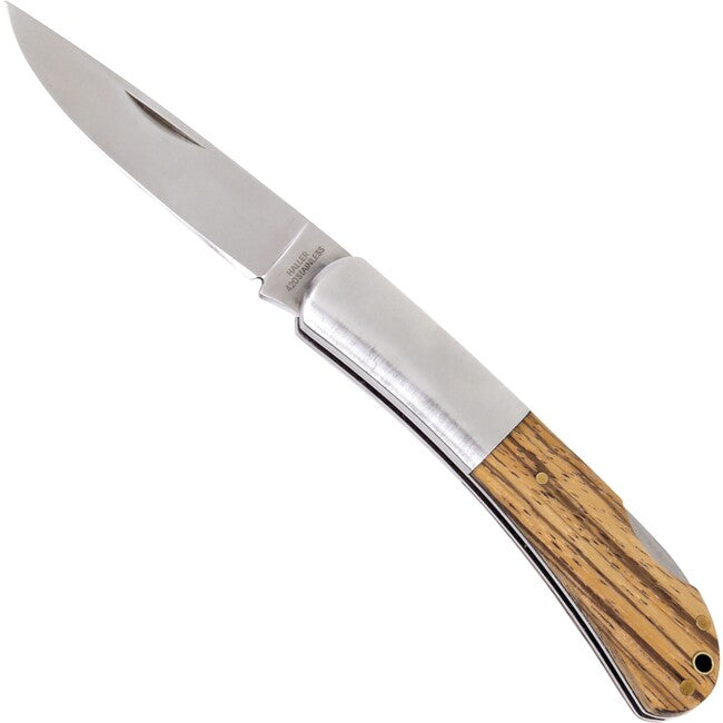 Haller Tame джобен нож Stahlbacken Zebraholz 40411
