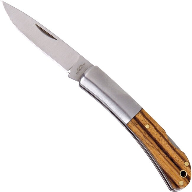 Haller Tame джобен нож Stahlbacken Zebraholz, 420rsf, 60mm